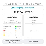 Индивидуальные беруши для метро с фильтром